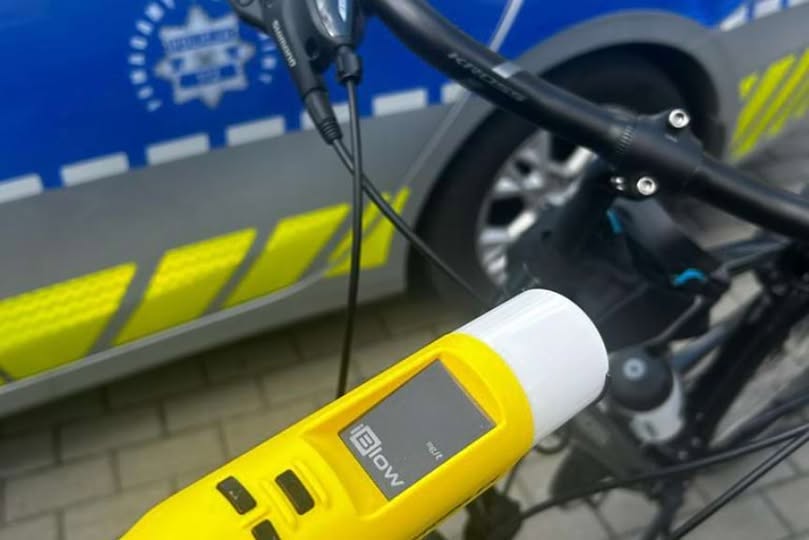 Nietrzeźwy rowerzysta zatrzymany w Sierpcu. Miał prawie 2,5 promila alkoholu