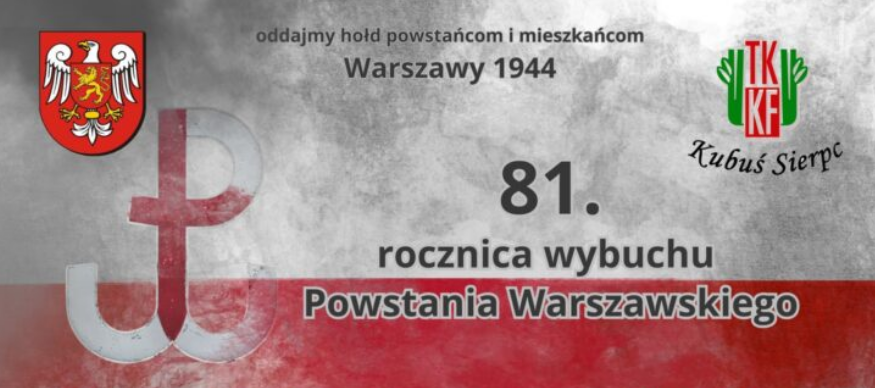 Sierpc pamięta – wspólne obchody 81. rocznicy wybuchu Powstania Warszawskiego