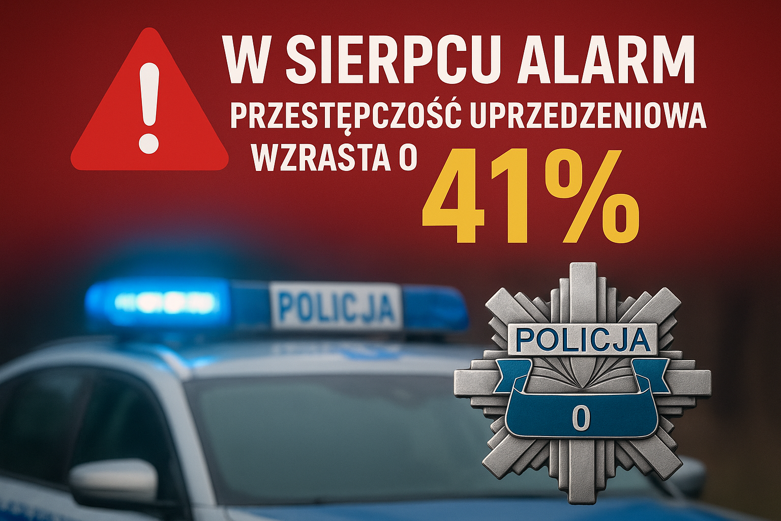 🚨 W Sierpcu alarm — przestępczość uprzedzeniowa wzrasta o 41%