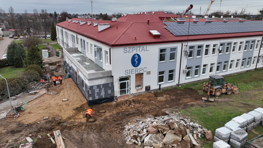 Reorganizacja przestrzeni w sierpeckim szpitalu