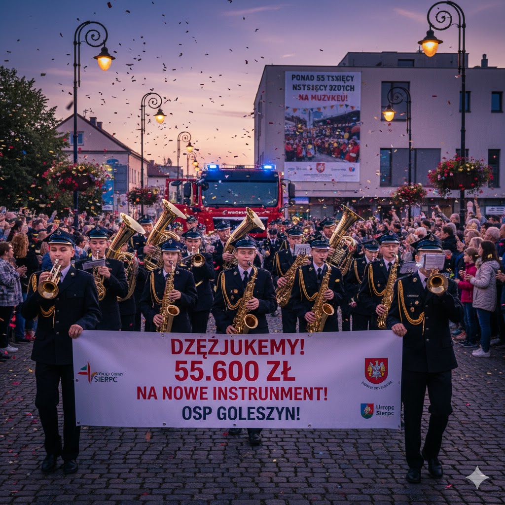 🎺 55 600 ZŁOTYCH NA MUZYKĘ! OSP Goleszyn Wzbogaca Orkiestrę Młodzieżową o 14 Nowych Instrumentów
