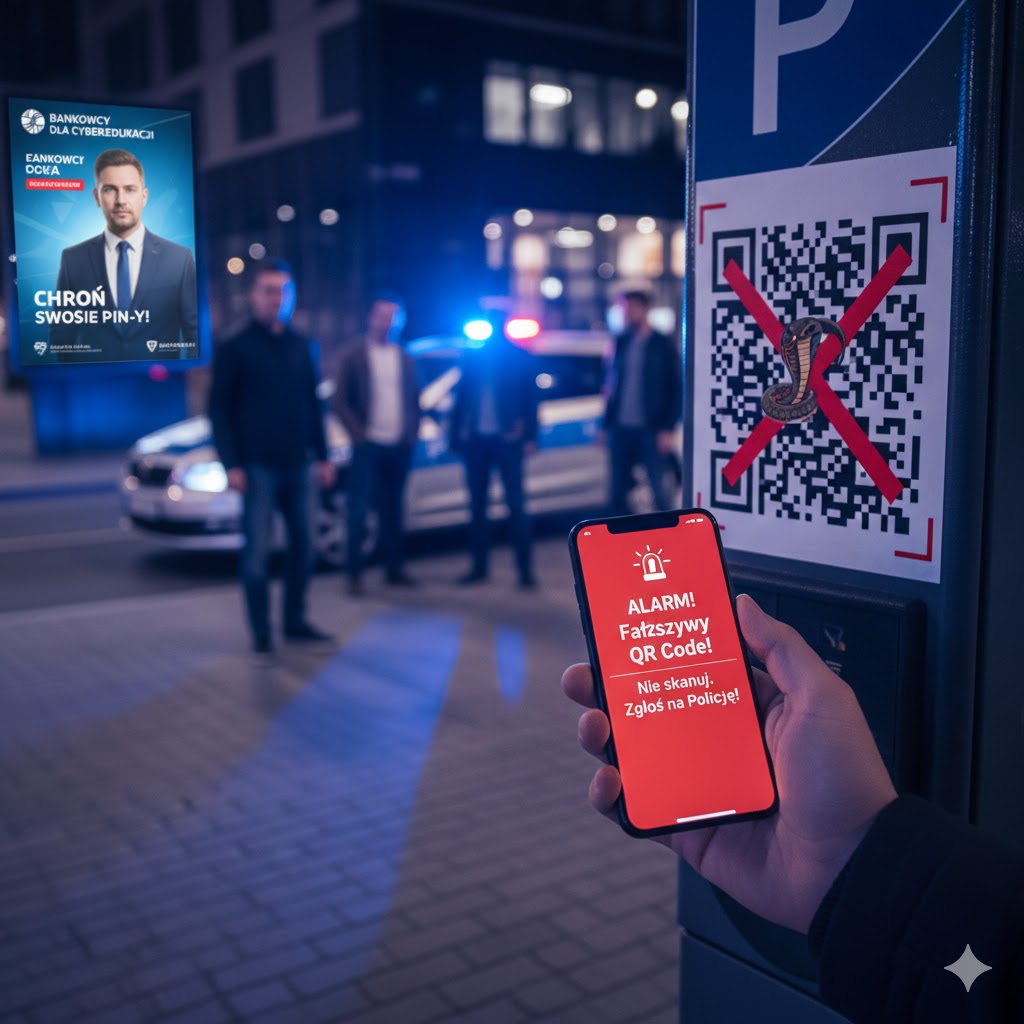 🚨 FAŁSZYWY KOD QR! Policja i Banki Ostrzegają przed QUISHINGIEM – Chroń SWOJE PIN-y!