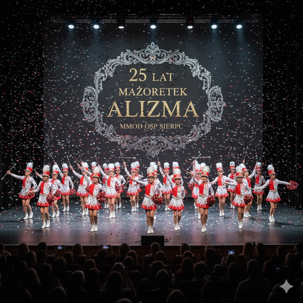 🎉 25 Lat Magii Tańca! Uroczysty Jubileusz Mażoretek ALIZMA OSP Sierpc 24 październik !