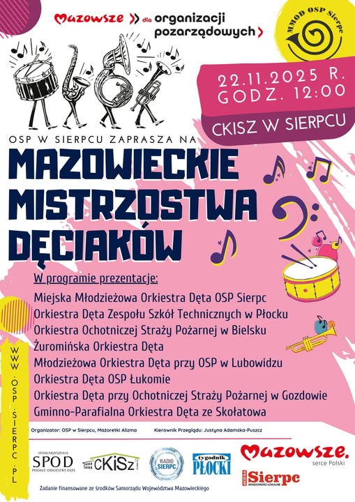🎶 Bitwa na Instrumenty! Mazowieckie Mistrzostwa Dęciaków  w CKiSz!