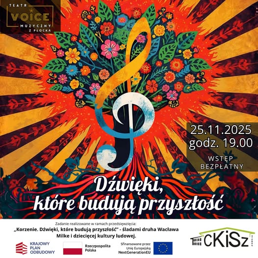 🎶 FOLK JAK MUSICAL! Teatr VOICE z Płocka Oczaruje Sierpc – Wtorek, 25.11 (Wstęp Wolny!)