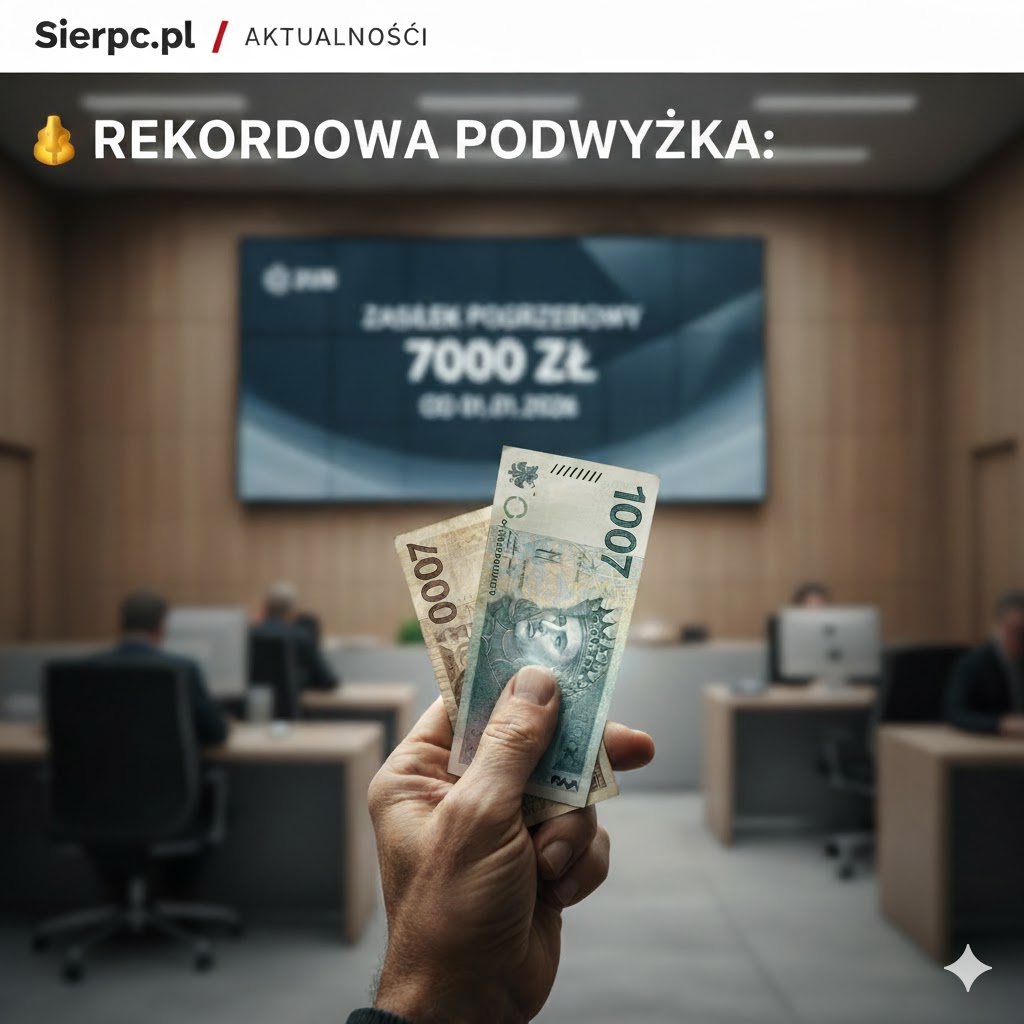 💰REKORDOWA PODWYŻKA: 7000 Zł – ZUS Zmienia Zasady Wypłaty Zasiłku Pogrzebowego!
