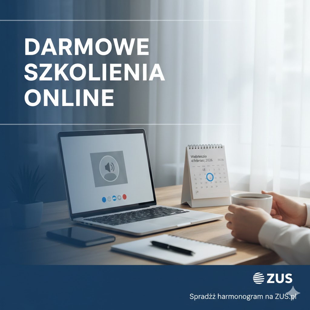 🎯Zapisz się na bezpłatne e-szkolenia ZUS – liczba miejsc ograniczona!