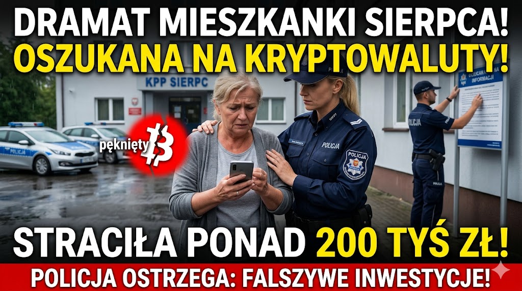 🚨Ponad 200 tysięcy złotych długu zamiast zysku. Dramat mieszkanki Sierpca.