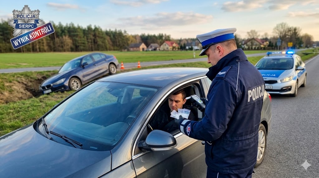 🔥Świąteczny rajd przez powiat: 5 pijanych kierowców i narkotyki w kieszeniach!