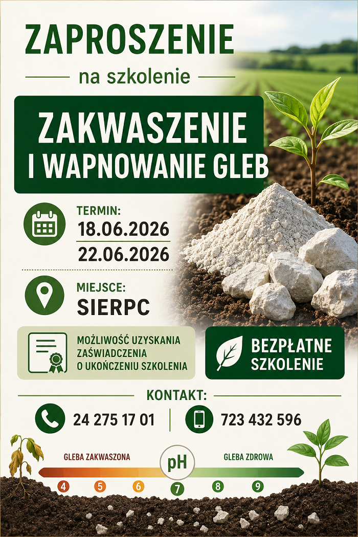 🛑 Stop zakwaszeniu gleb! Bezpłatne warsztaty MODR