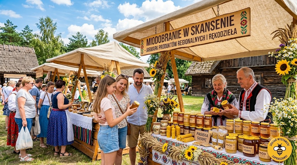 🐝 Zostań wystawcą na Miodobraniu w Skansenie! Zapraszamy do Sierpca!