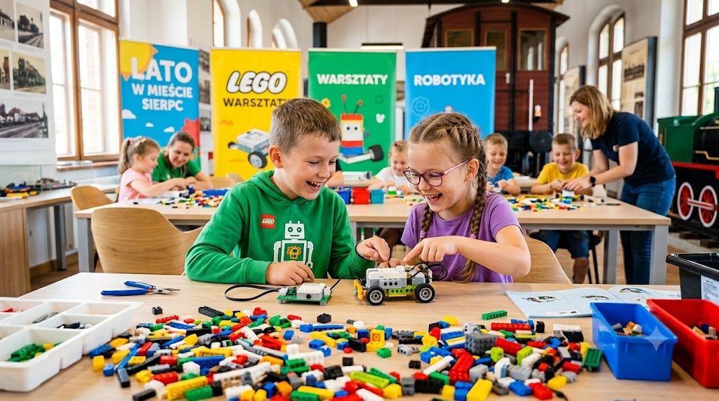 🤖 LEGO-Rewolucja w Sierpcu! Bezpłatne zajęcia dla dzieci 6-10 lat.