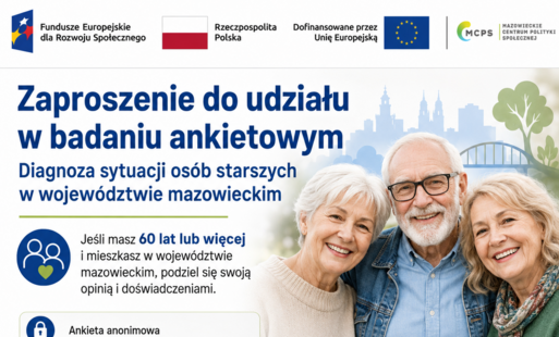 Jak żyje się seniorom na Mazowszu? Zabierz głos i zmień naszą okolicę!